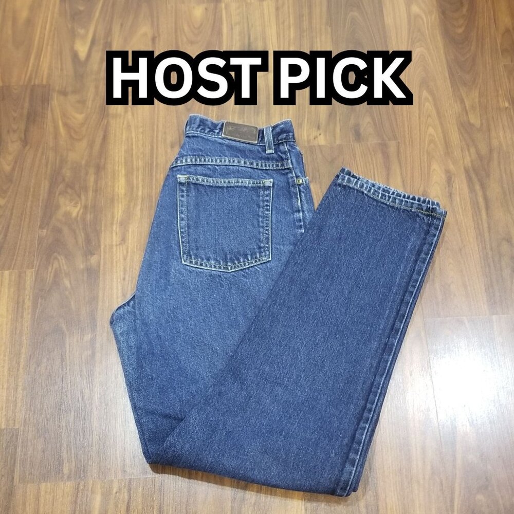 Ladies' L.L. Bean "Double L" Jeans, Relaxed Fit, Size 12 Tall, VGUC